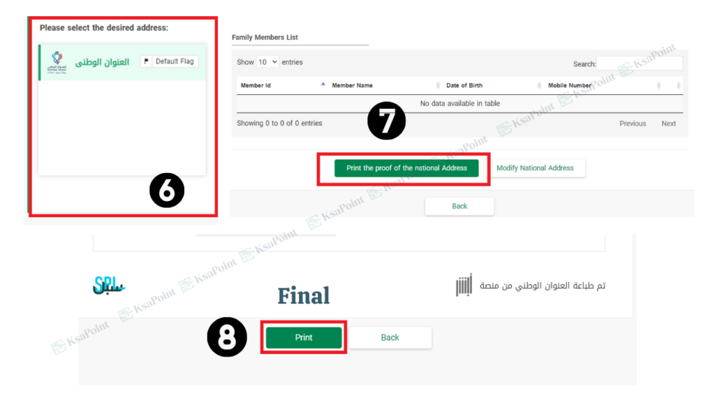 Register Saudi National Address