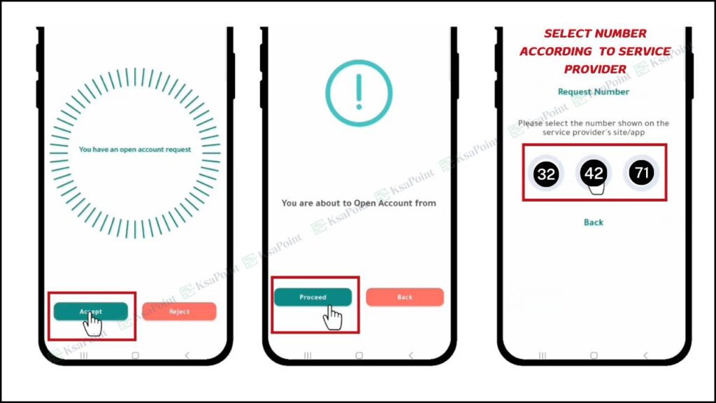 Registering Steps for the Nafath App