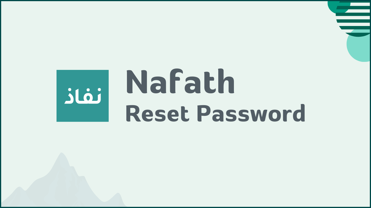 Reset Nafath Login Password