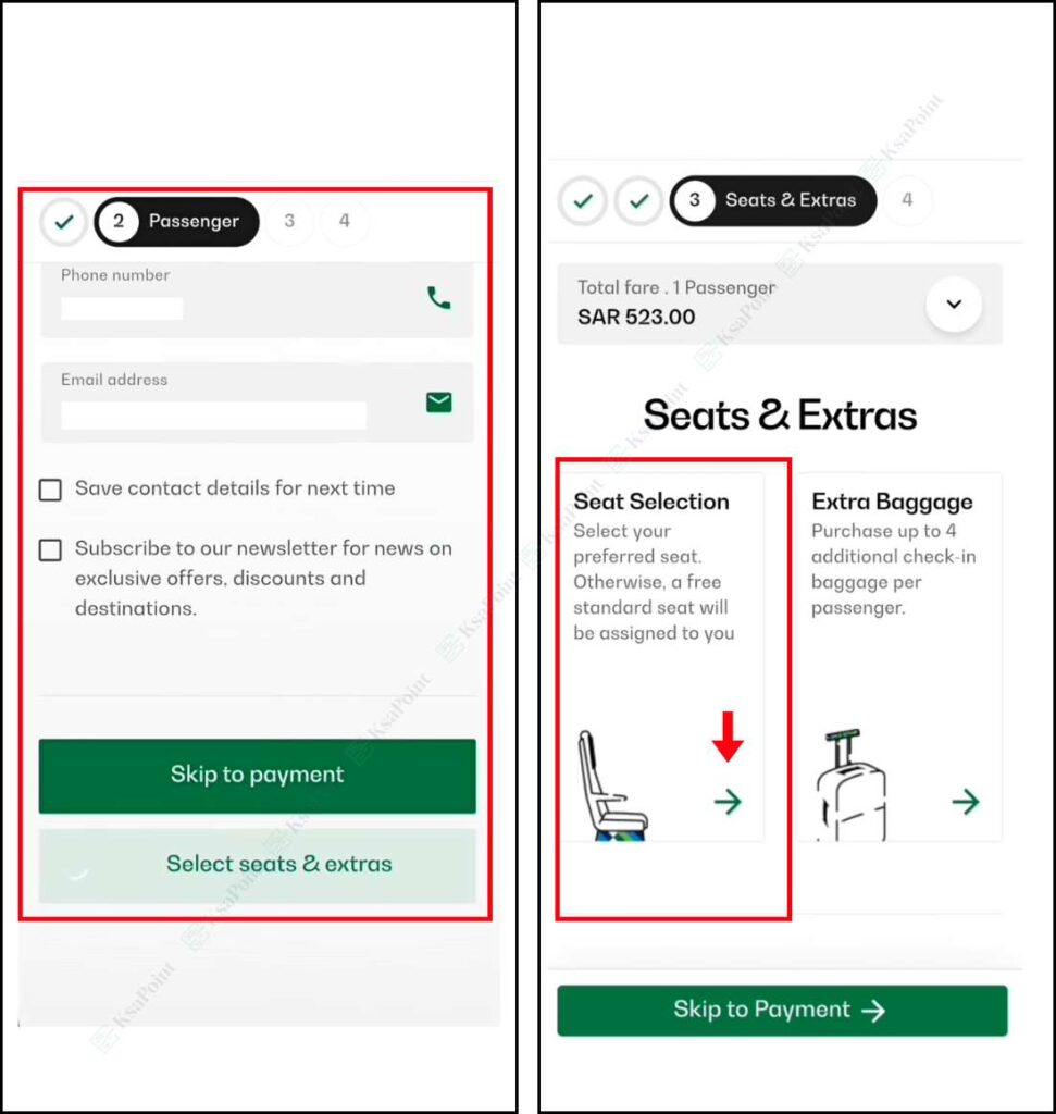 Buy a Flight Ticket in Saudi Arabia Step 7