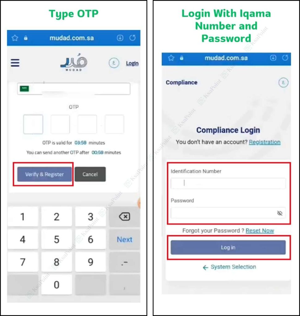 How to Create Mudad Account