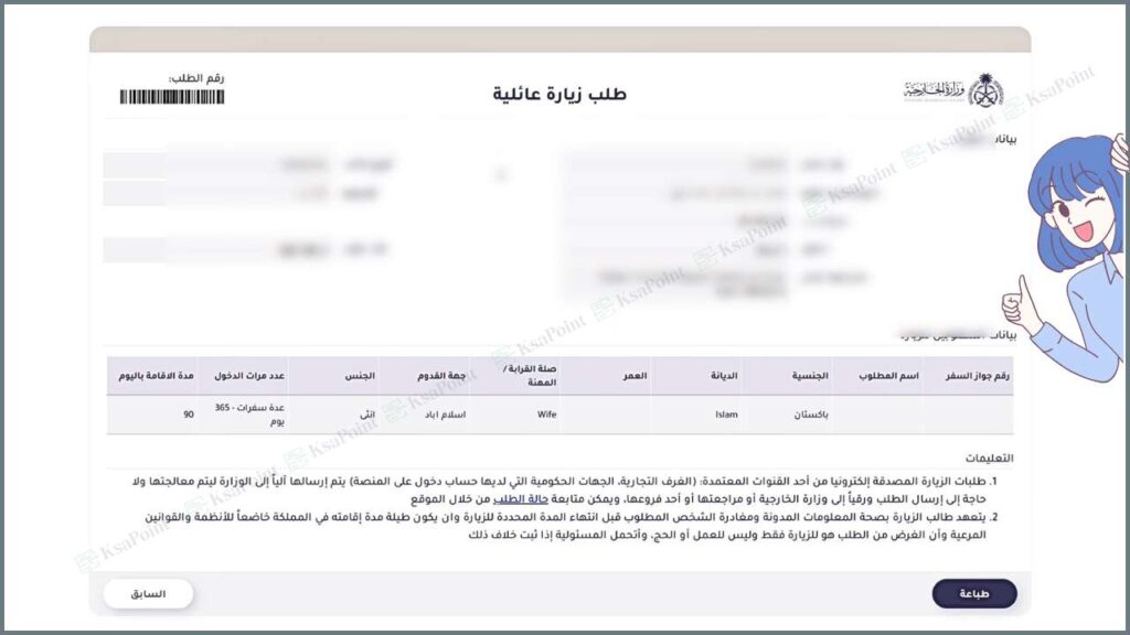 Family Visit Visa in Saudi Arabia Process Has been Done