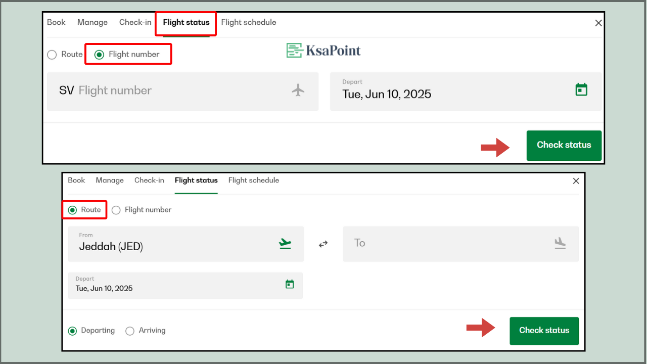 Step to Check Your Saudi Airlines Flight Status