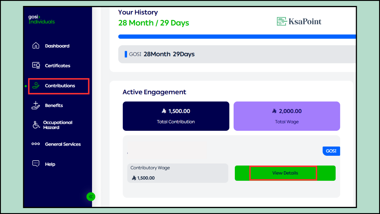 Check Your Salary History in Saudi Arabia via GOSI