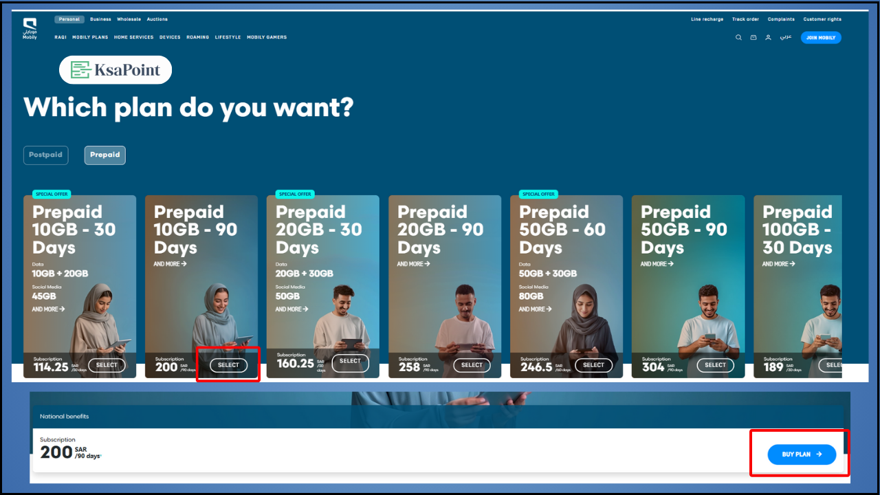 Buy Mobily Internet Packages Online