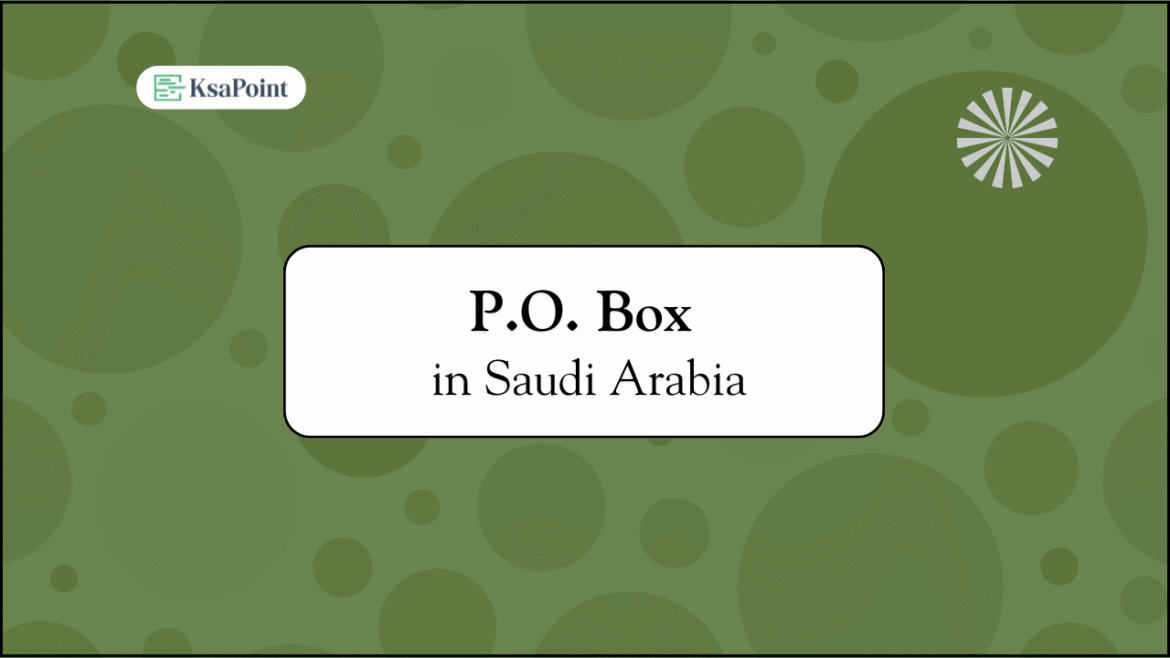 P.O Box in Saudi Arabia