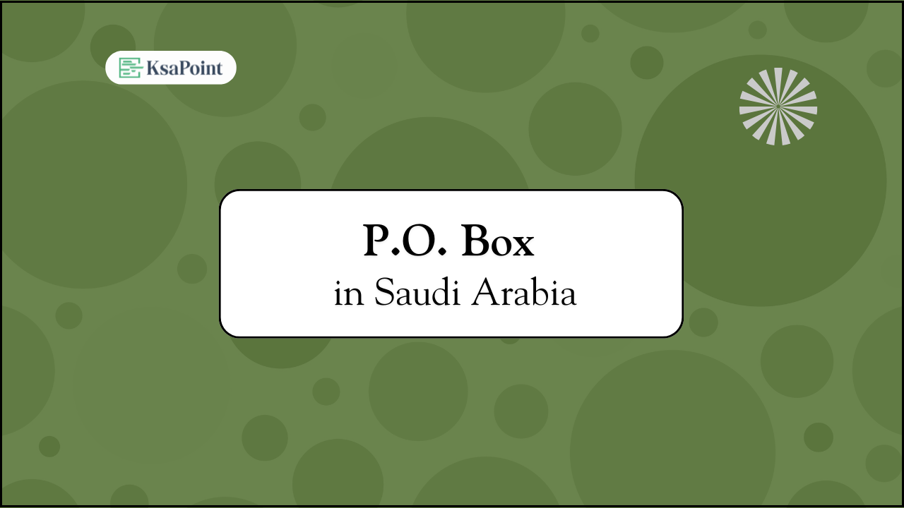 P.O Box in Saudi Arabia