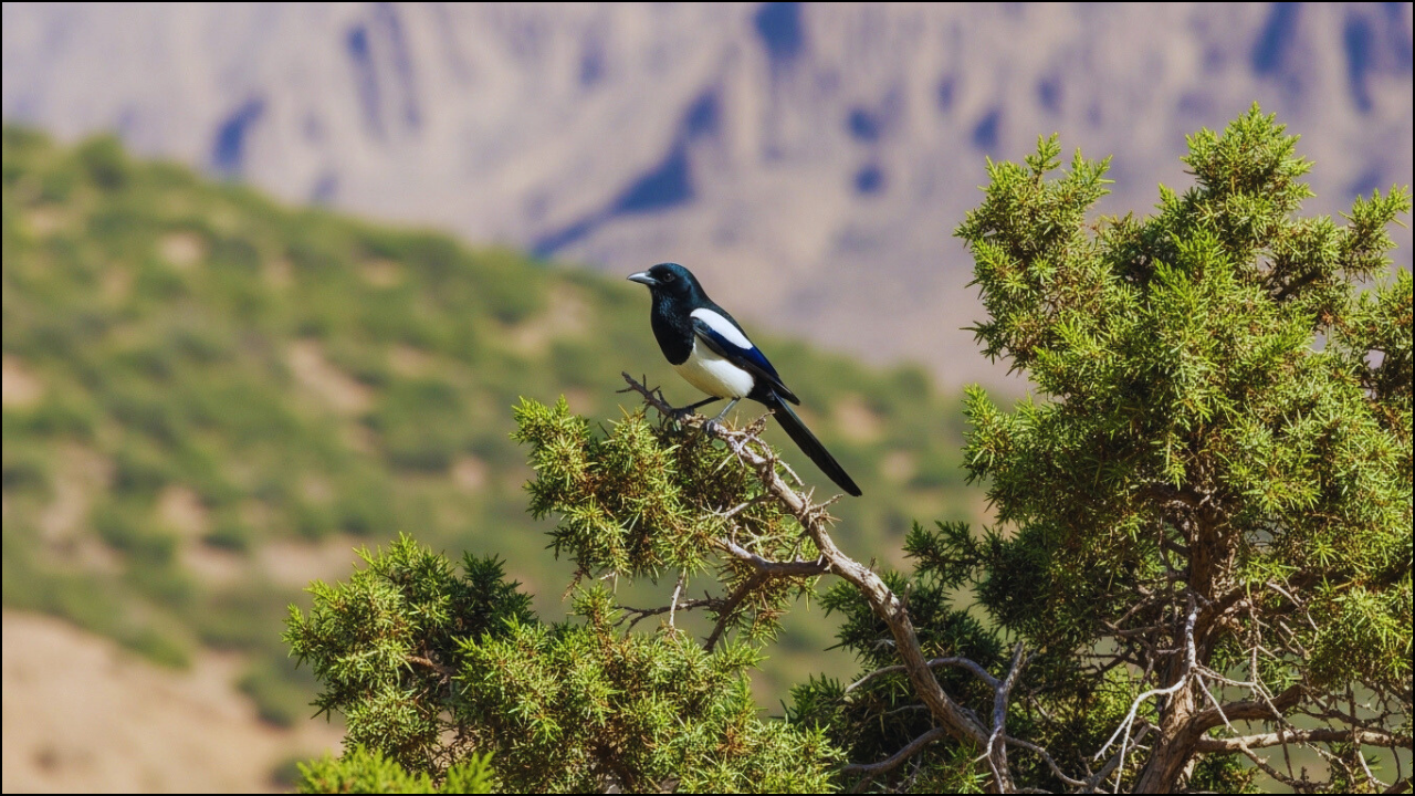 The Daily Life of an Asir Magpie