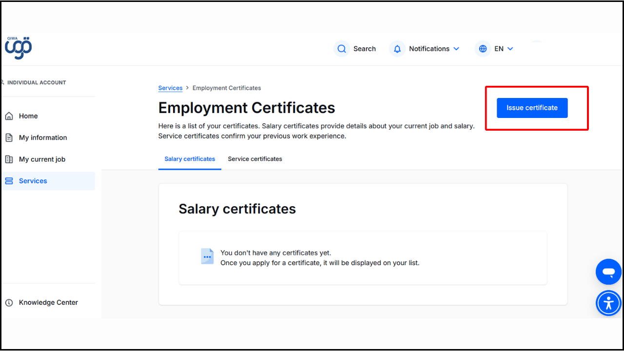 Apply for Your Certificate