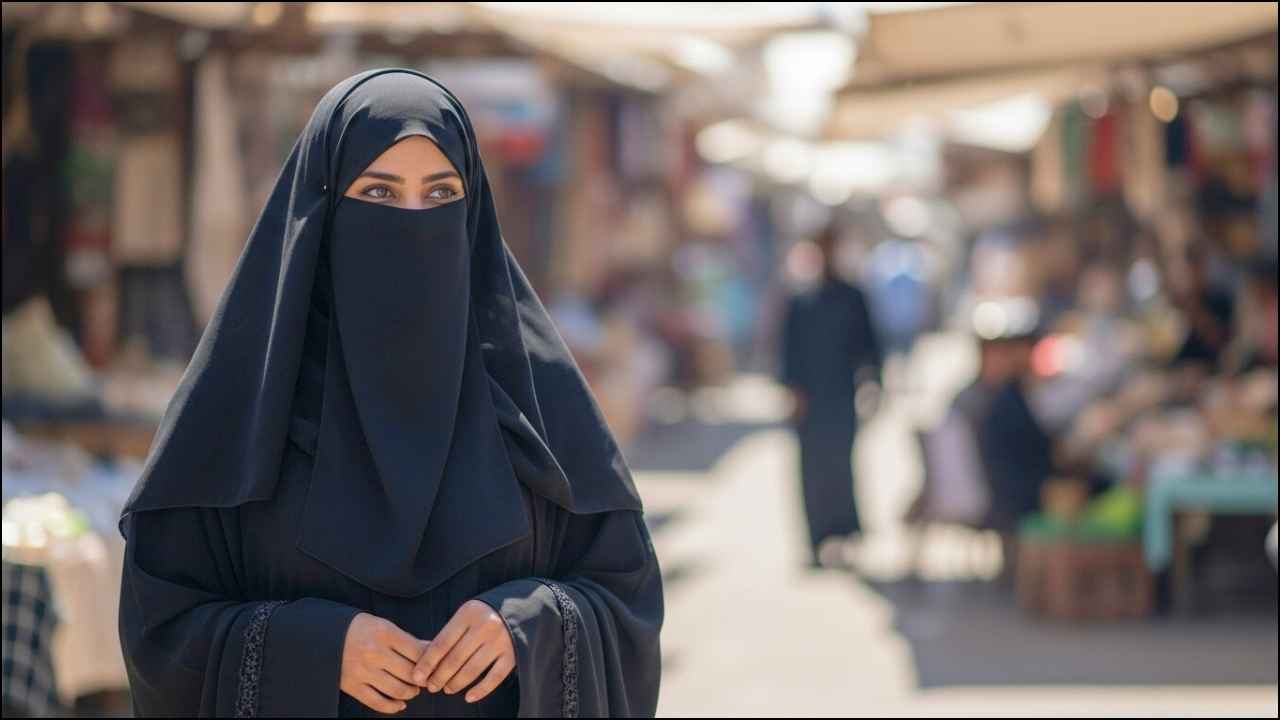 Standard abaya – straight cut, simple design