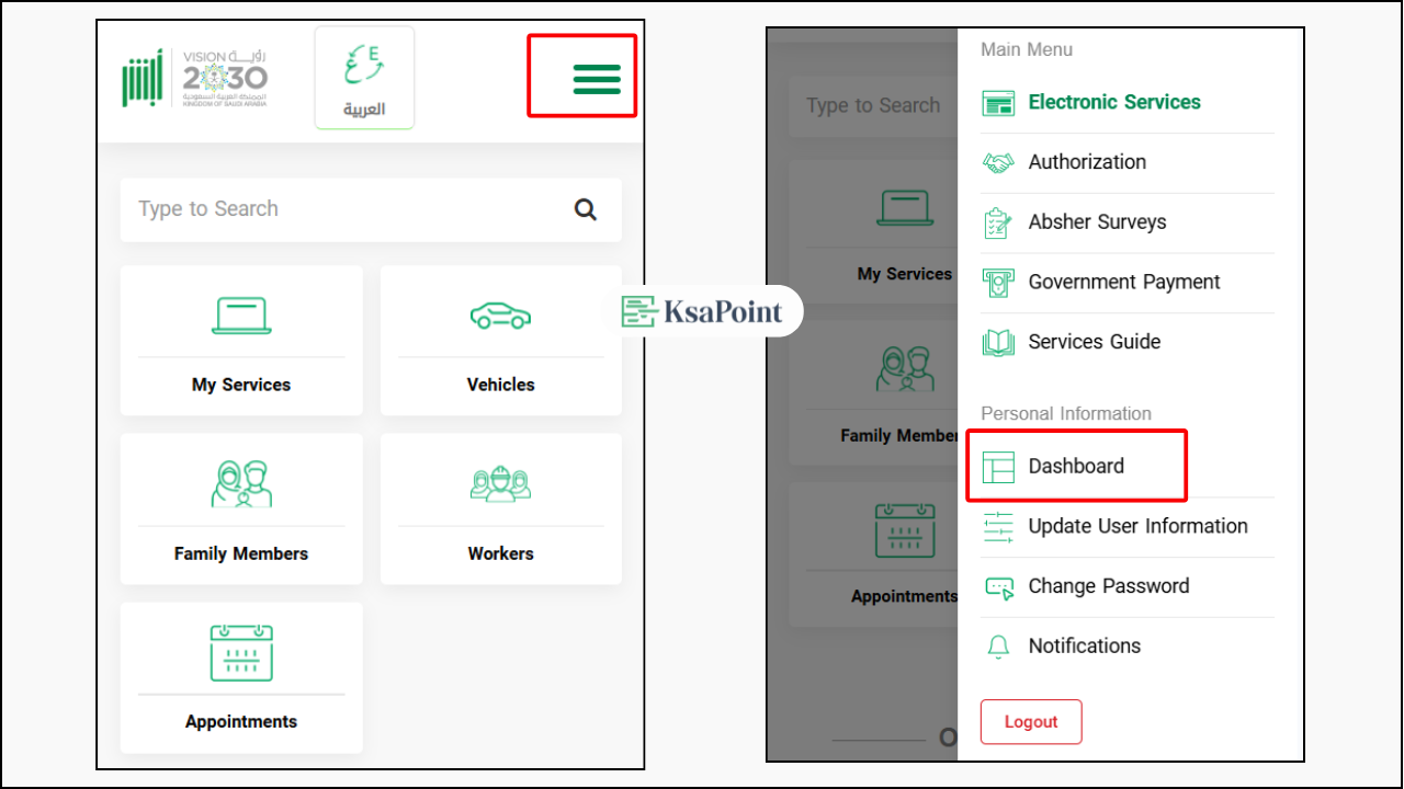How to check sponsor name and ID in Saudi Arabia through Absher and MOFA - Step by step guide