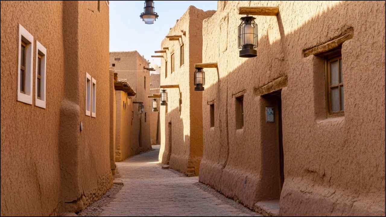 Historical view of Al-Turaif District in Diriyah