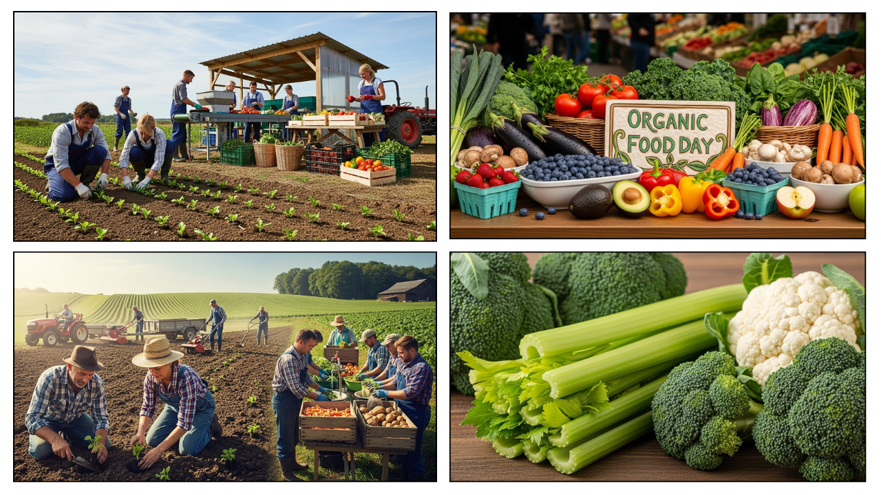 Fresh organic vegetables and fruits show the commitment of Saudi Arabia to sustainable farming practices on National Organic Food Day, which is celebrated every year on November 11.