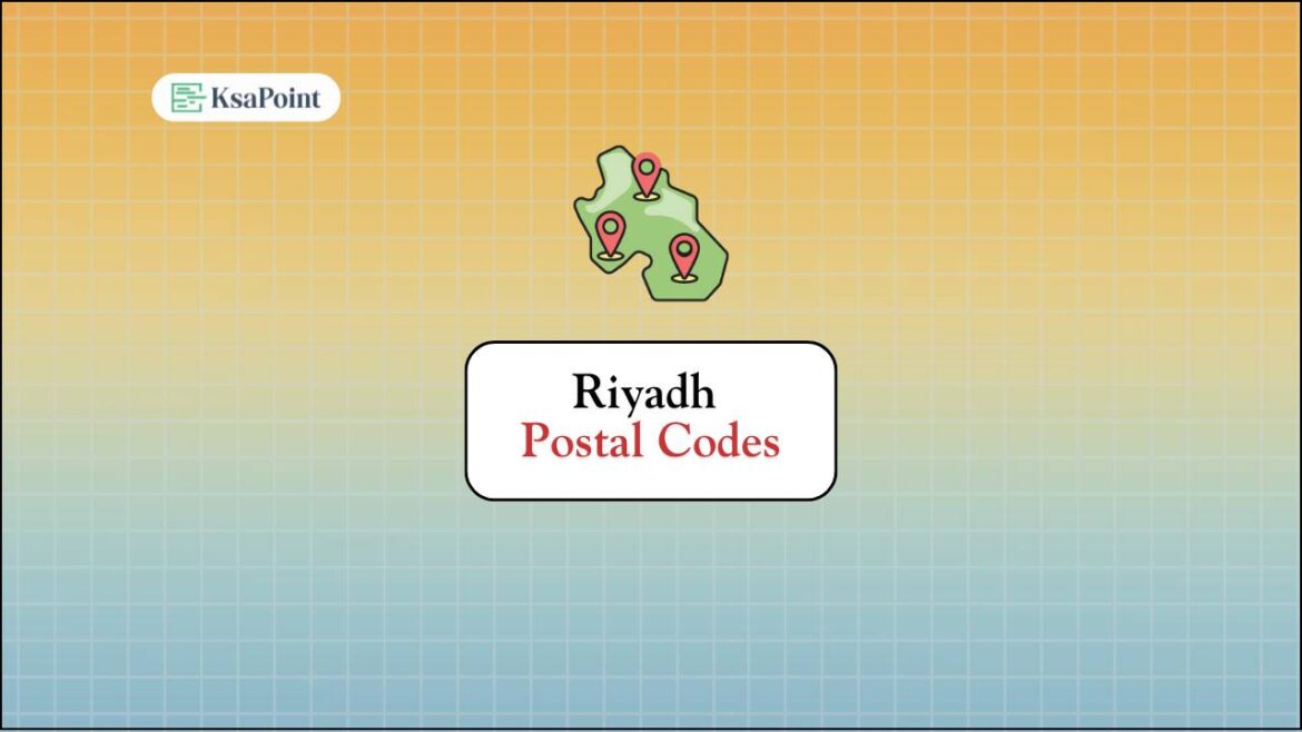 Complete List of Riyadh Postal Code