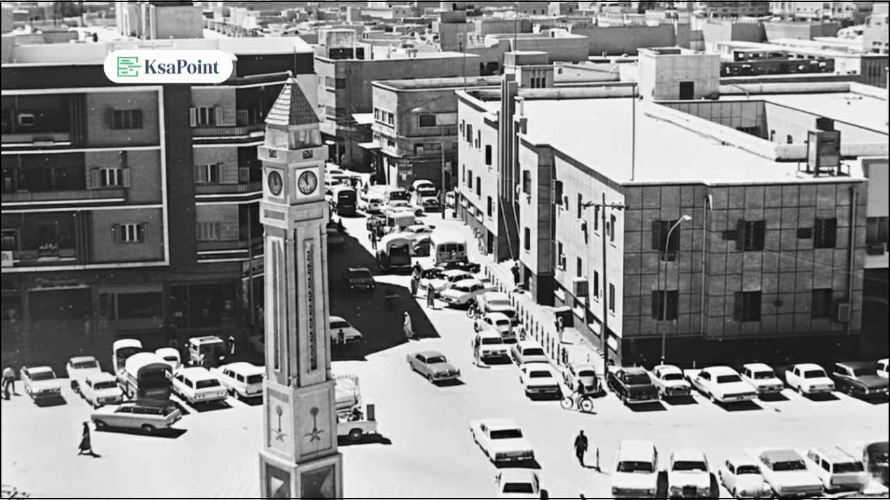 Traditional shops and markets on Al-Thumairi Street in historic Riyadh