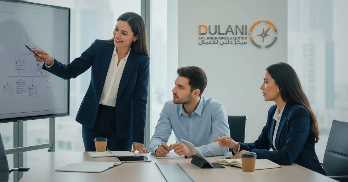 Dulani Business Center training session with entrepreneurs and small business owners