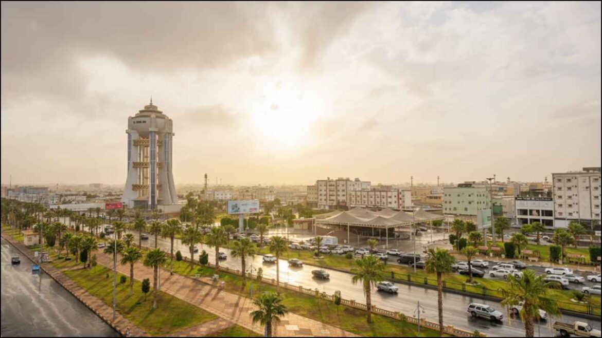 Khamis Mushait city view in Asir Region, southwestern Saudi Arabia