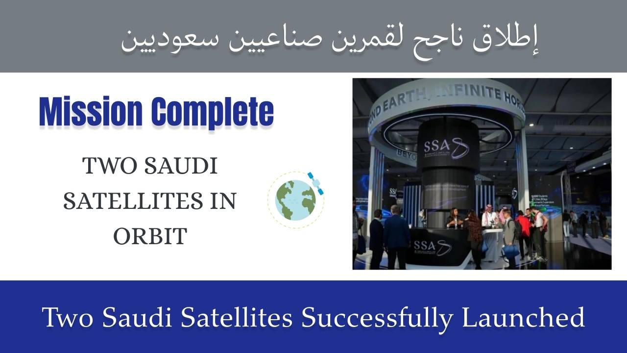 Rocket carrying student-designed Saudi satellites lifting off