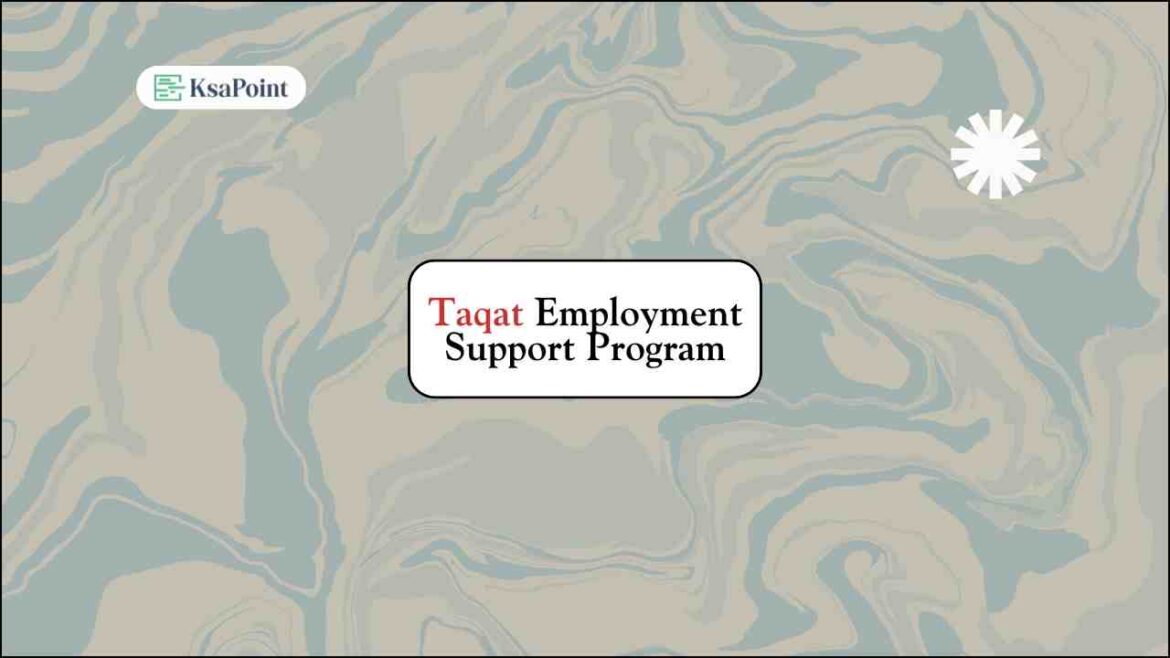 Taqat Employment Support Program - Guide for Saudi Job Seekers