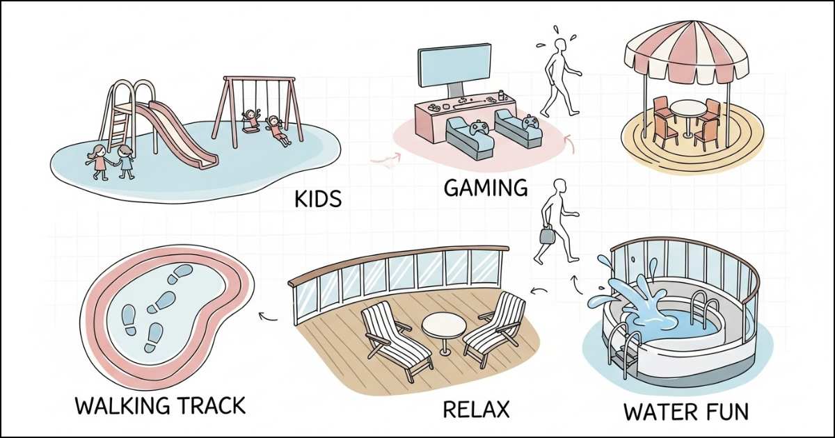 Activities for All Ages - Saudi cruise planning