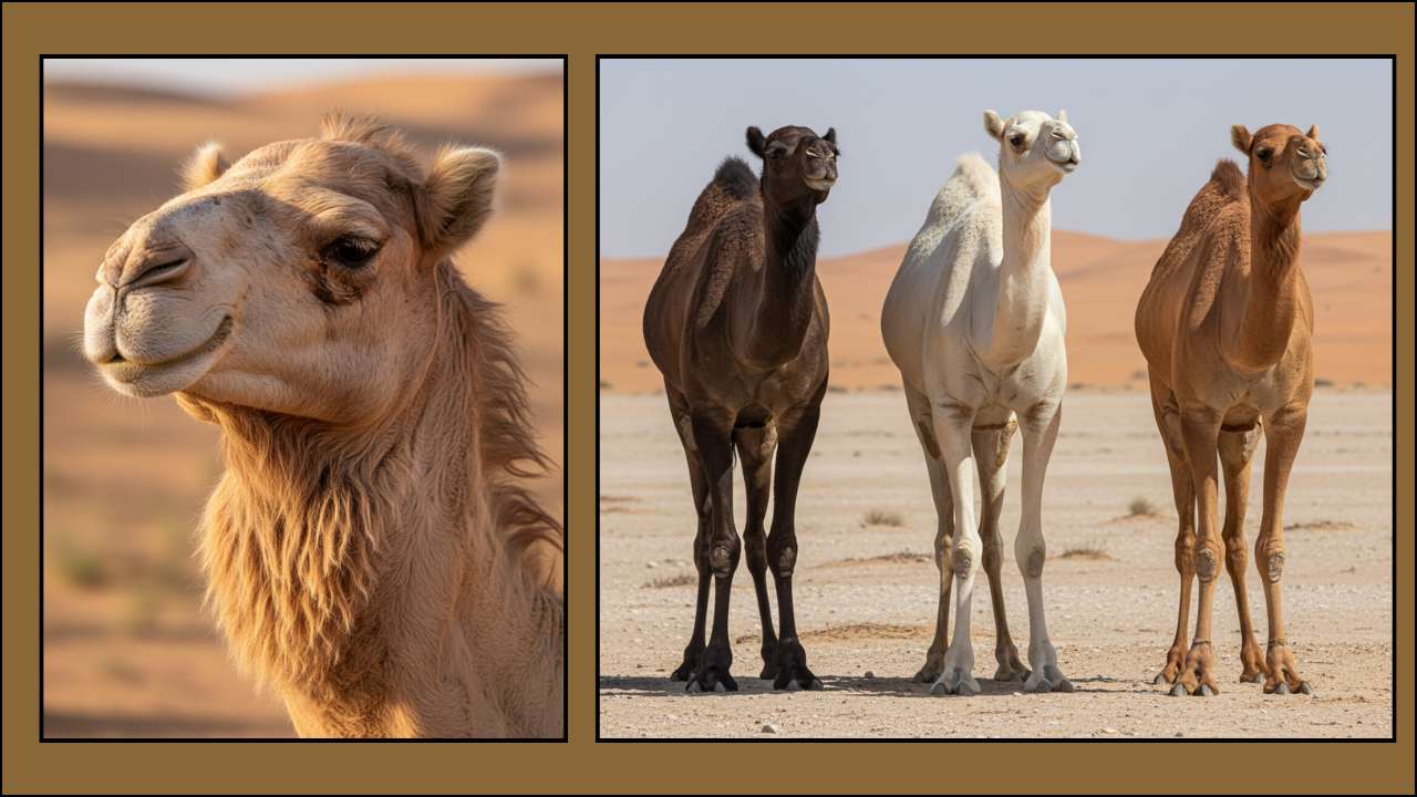 Arabian Camel colors and physical traits