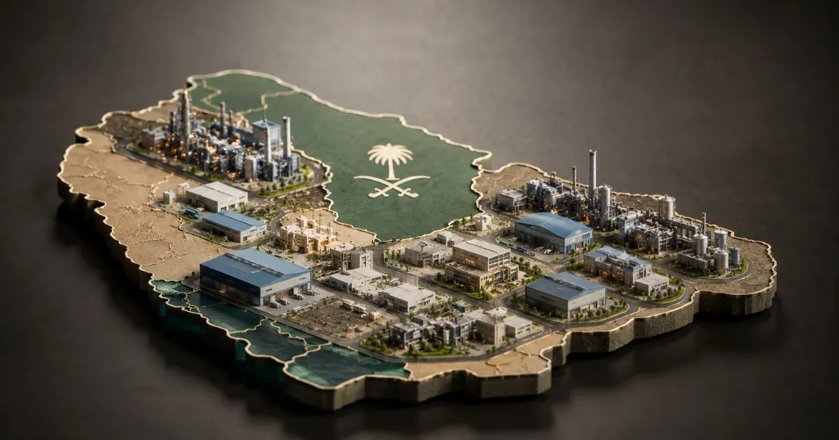 Industrial Cities in Saudi Arabia Factory Zone