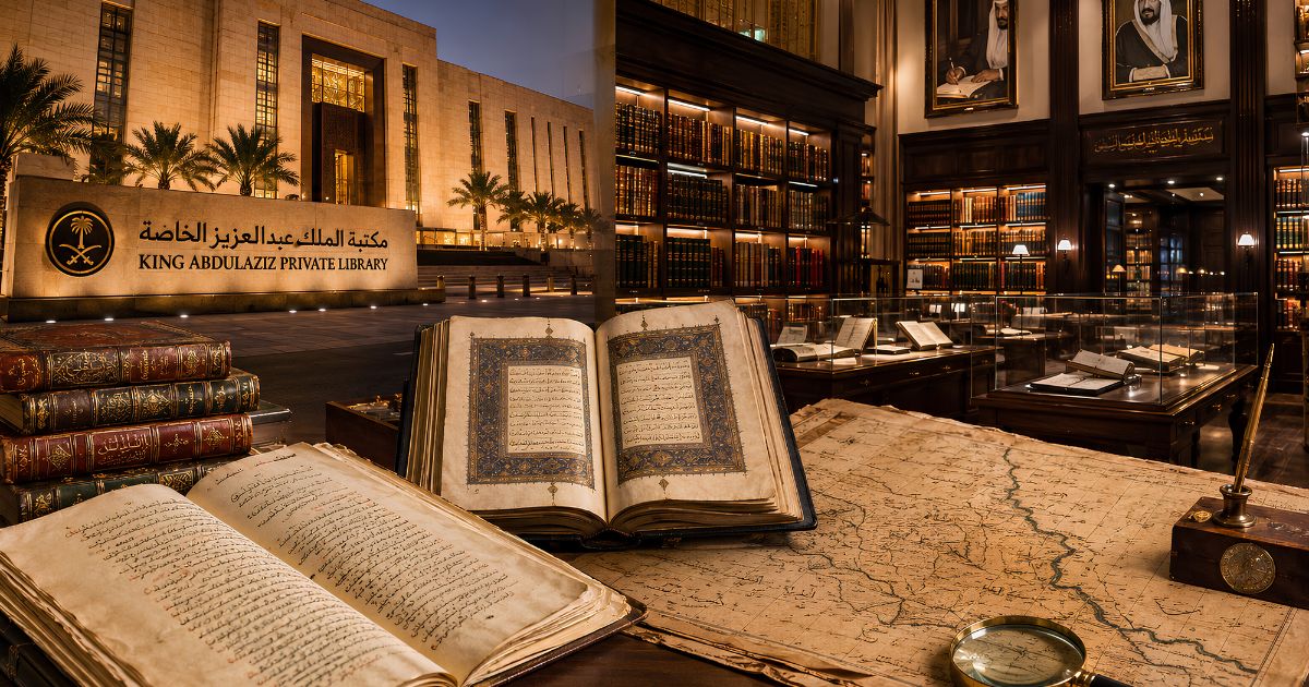 Rare manuscripts and books from the King Abdulaziz private library