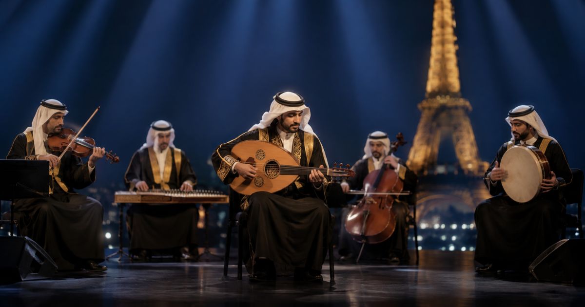 Masterpieces of Saudi Music Concert Orchestra Stage