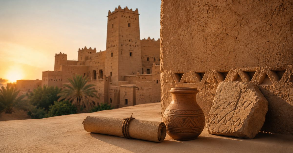 Traditional Saudi heritage crafts and architecture