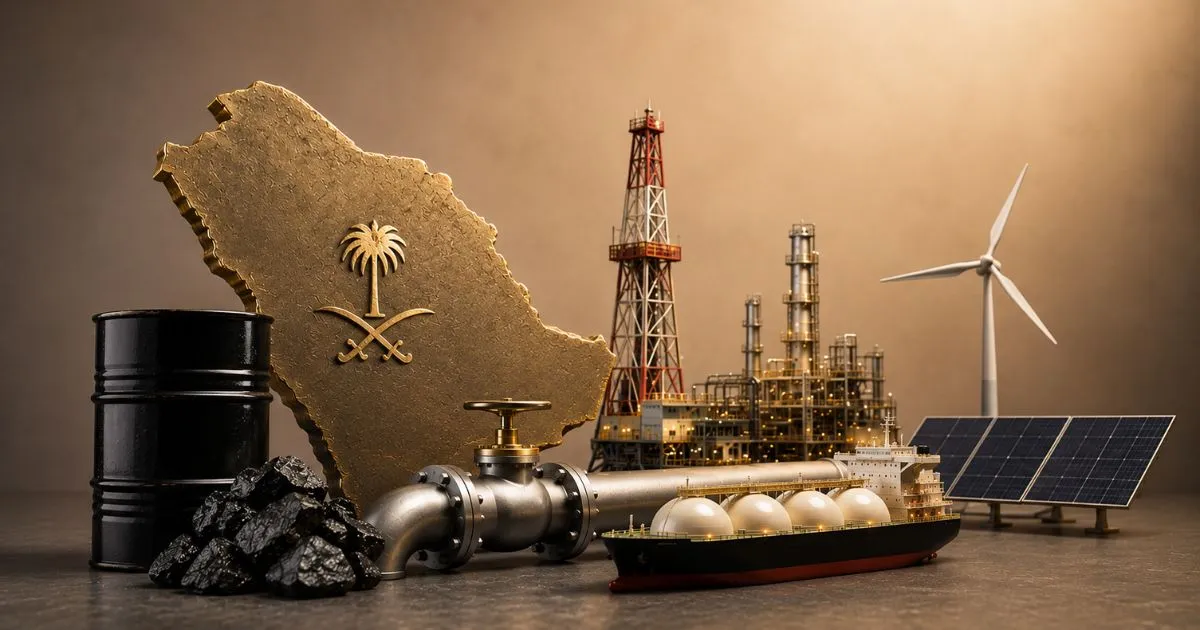 Oil infrastructure alongside solar panels