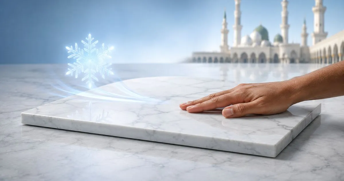 Two Holy Mosques Marble Courtyard Flooring