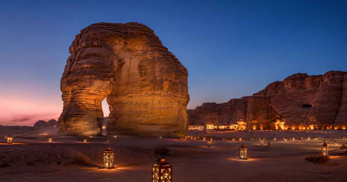 Evening cultural event in AlUla